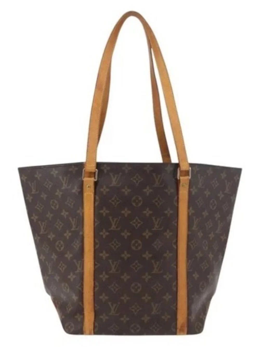 LOUIS VUITTON Monogram Sac Shopping Tote Bag M51108 LV Auth am11348